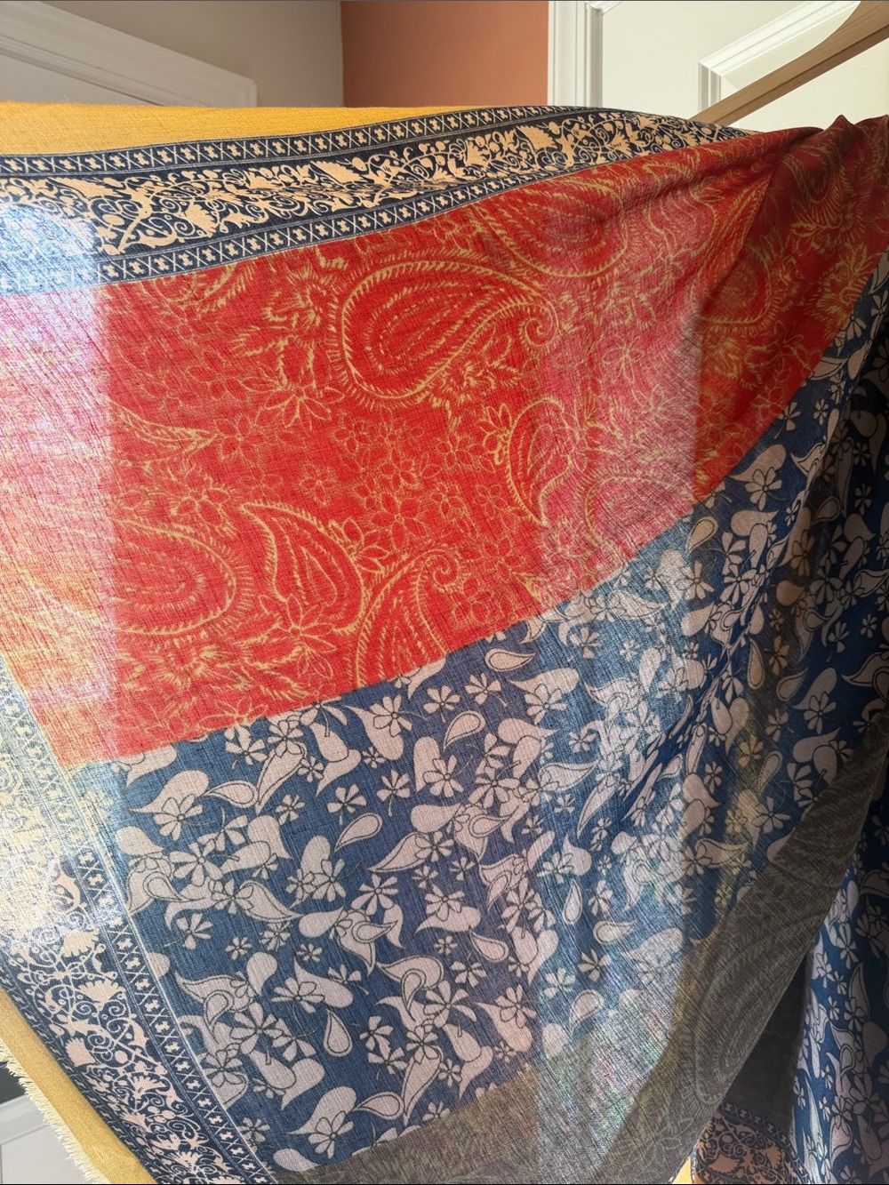 Colorful Multi-Pattern Lightweight Scarf - Picture 3 of 8